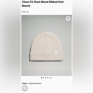 Lululemon Close-Fit Wool-Blend Ribbed Knit Beanie